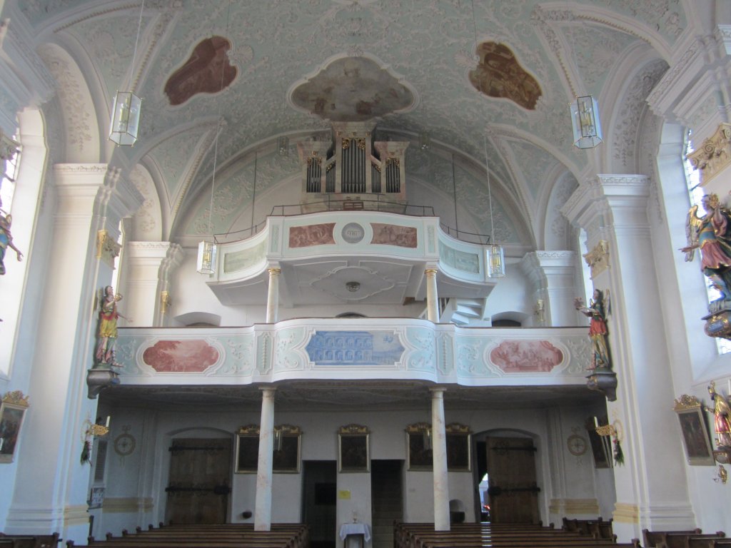 Mettenheim, St. Michael Kirche, Ausstattung von Dominikus Glasl und Corbinian 
Pachmayr (30.12.2012)