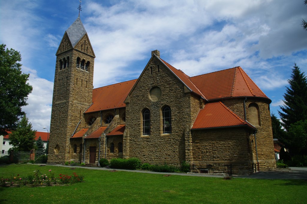 Meuselwitz, St. Elisabeth Kirche im Stadtteil Zipsendorf, Kreis Altenburger Land 
(18.07.2011)