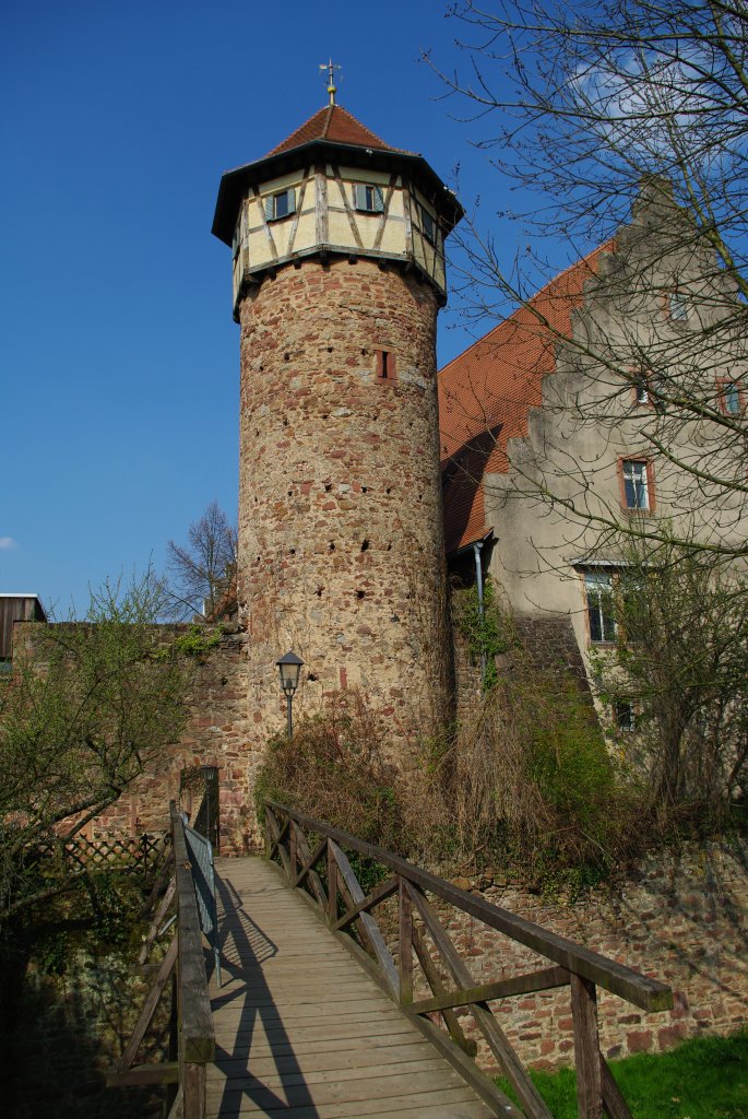 Michelstadt, Diebsturm an der Stadtmauer (10.04.2009)