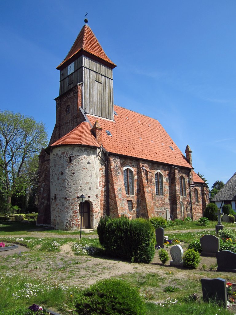 Middelhagen, St. Katharinen Kirche, erbaut 1455, Insel Rgen (21.05.2012)