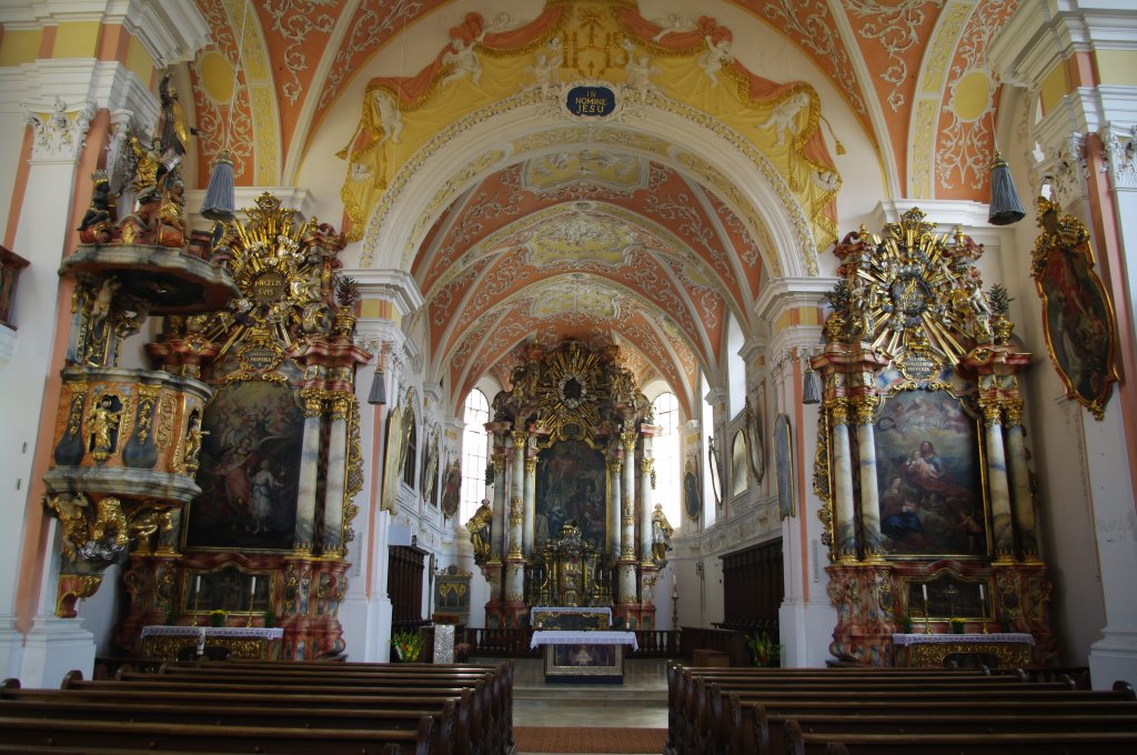 Mindelheim, Altre in der Jesuitenkirche, Kreis Unterallgu (14.08.2011)