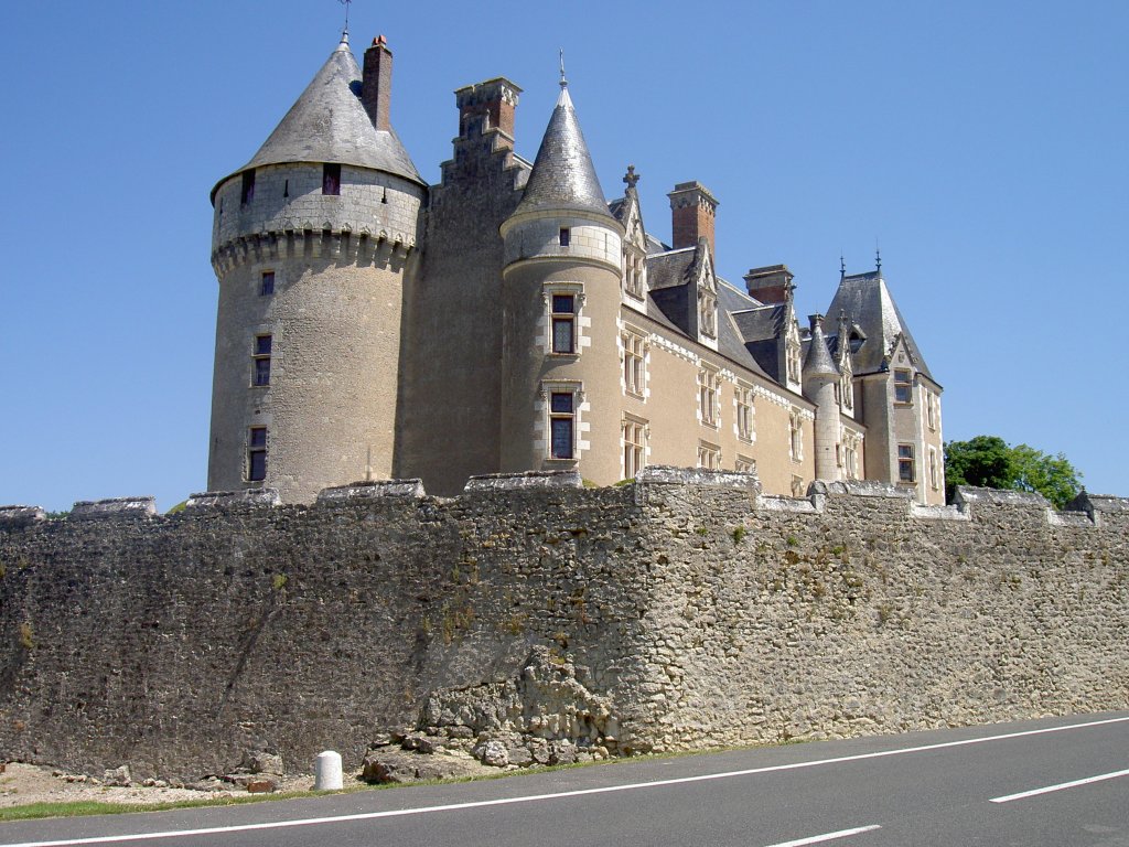 Montpoupon, Chateau, Donjon und Wohntrakt (01.07.2008)