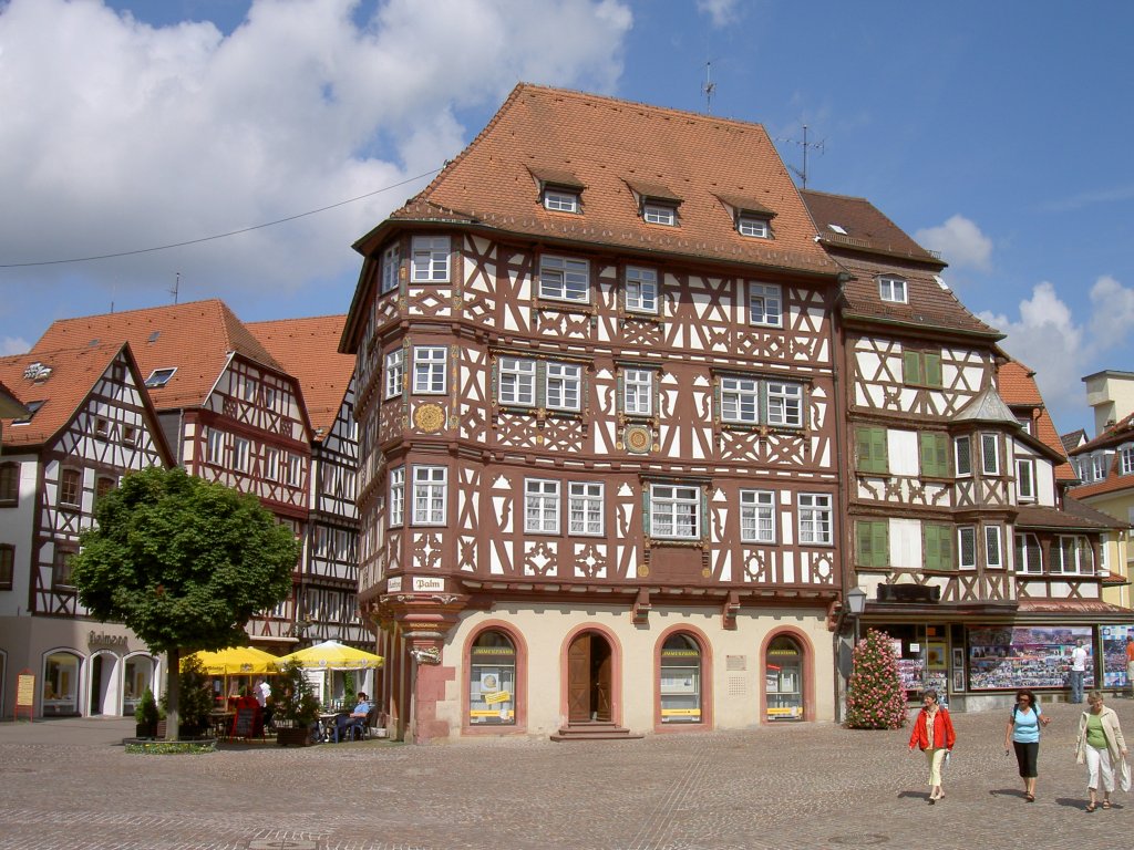 Mosbach, Palmsches Haus am Marktplatz, erbaut 1610 (24.08.2008)
