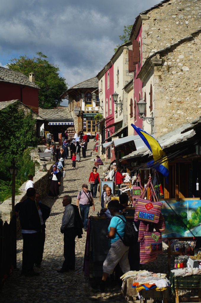 Mostar, Basar in der Mala Tepa Gasse, Bosnien (11.10.2011)