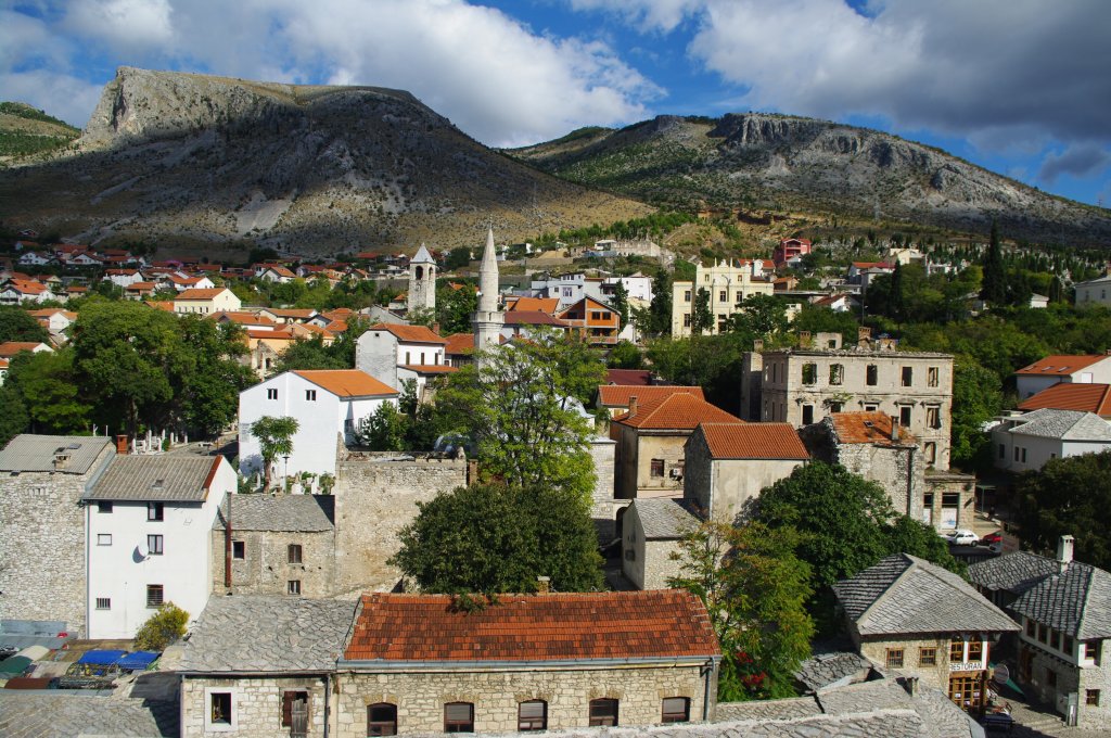 Mostar, Moslemisches Viertel, Bosnien (11.10.2011)