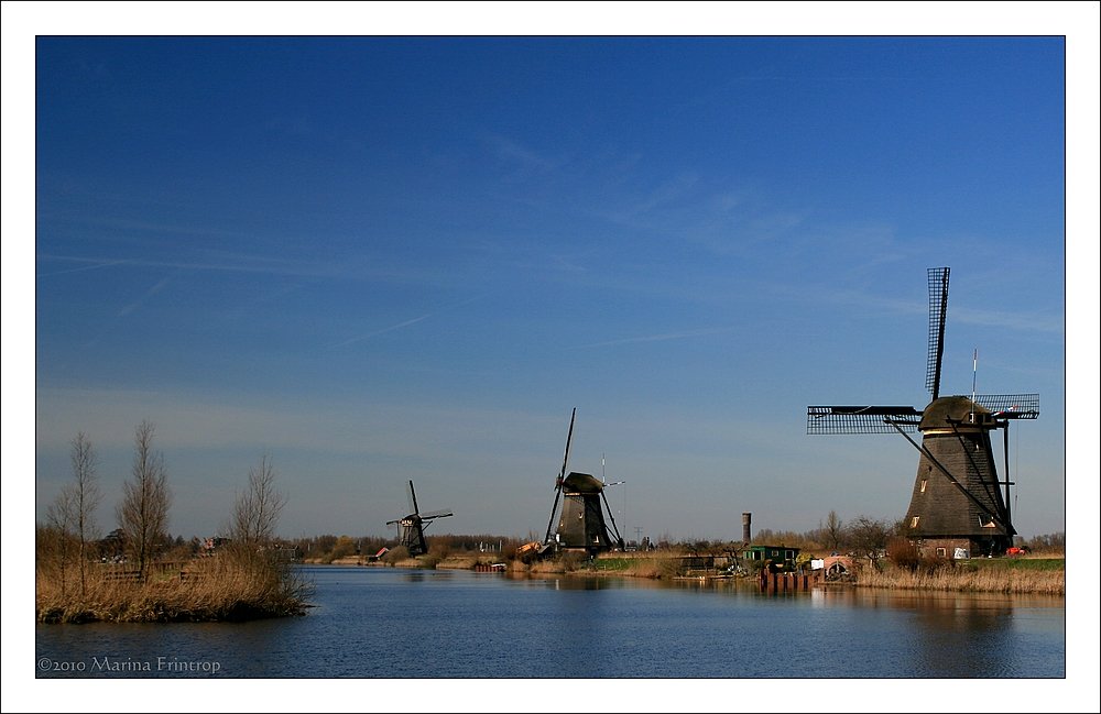Mühlen bei Kinderdijk, Südholland