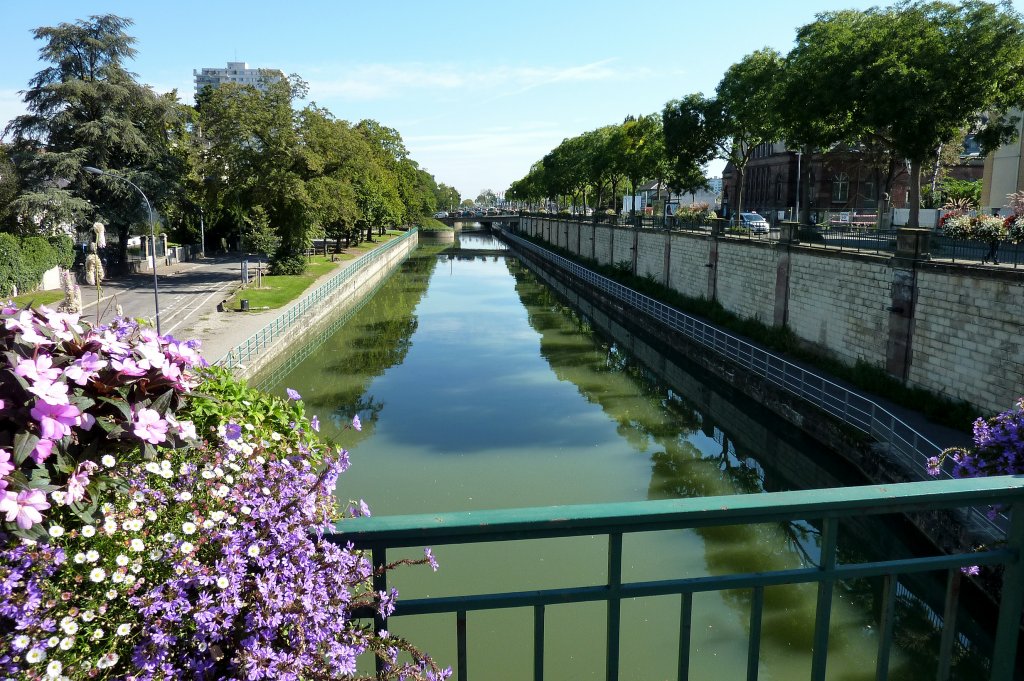 Mlhausen, Partie am Rhein-Rhone-Kanal, Sept.2012