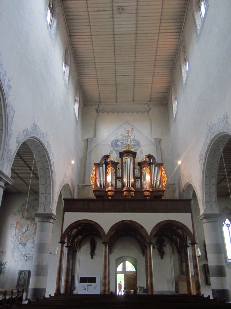 Mnnerstadt, Orgelempore der St. Maria Magdalena Kirche (16.06.2012)