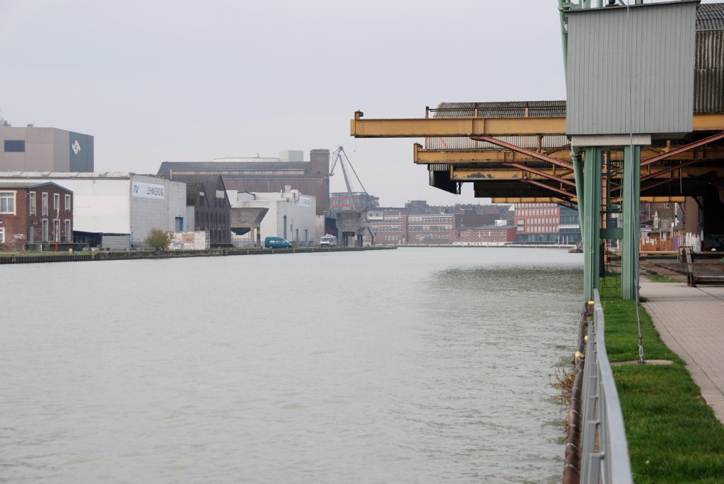 MNSTER, 31.10.2009, der Stadthafen am Dortmund-Ems-Kanal