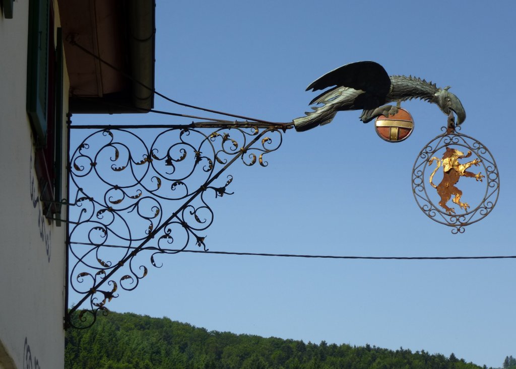 Mnstertal im Schwarzwald, Gasthaus  Lwen , Juni 2013