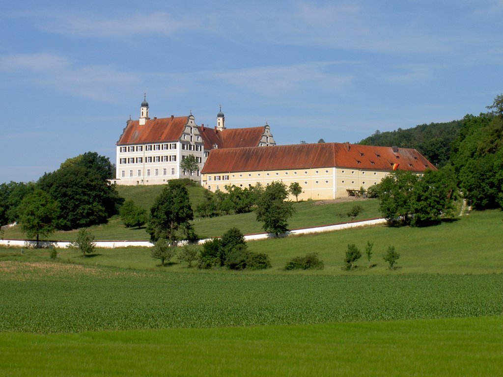 Munderkingen, Schlo Mochental, Probstei des Klosters Zwiefalten, heute Kunstgalerie (22.06.2008)