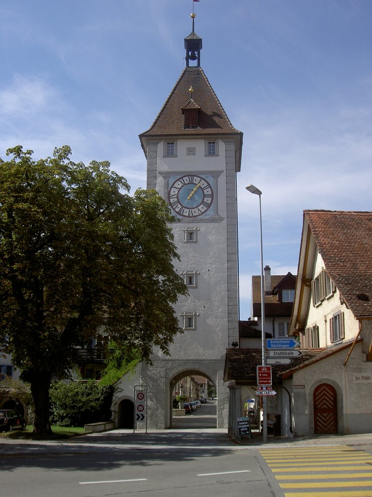 Neunkirch, Obertorturm, Kanton Schaffhausen (11.09.2011)