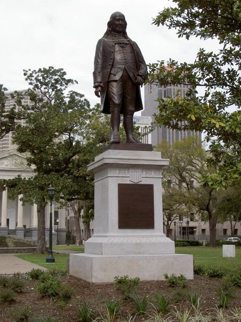 New Orleans, Benjamin Franklin Denkmal (13.03.2007)
