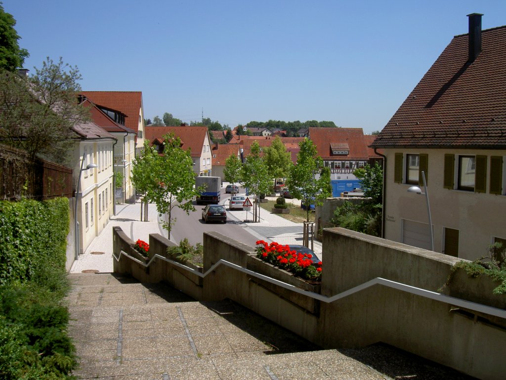 Niederstotzingen, Rathausplatz, Landkreis Heidenheim (28.06.2011)