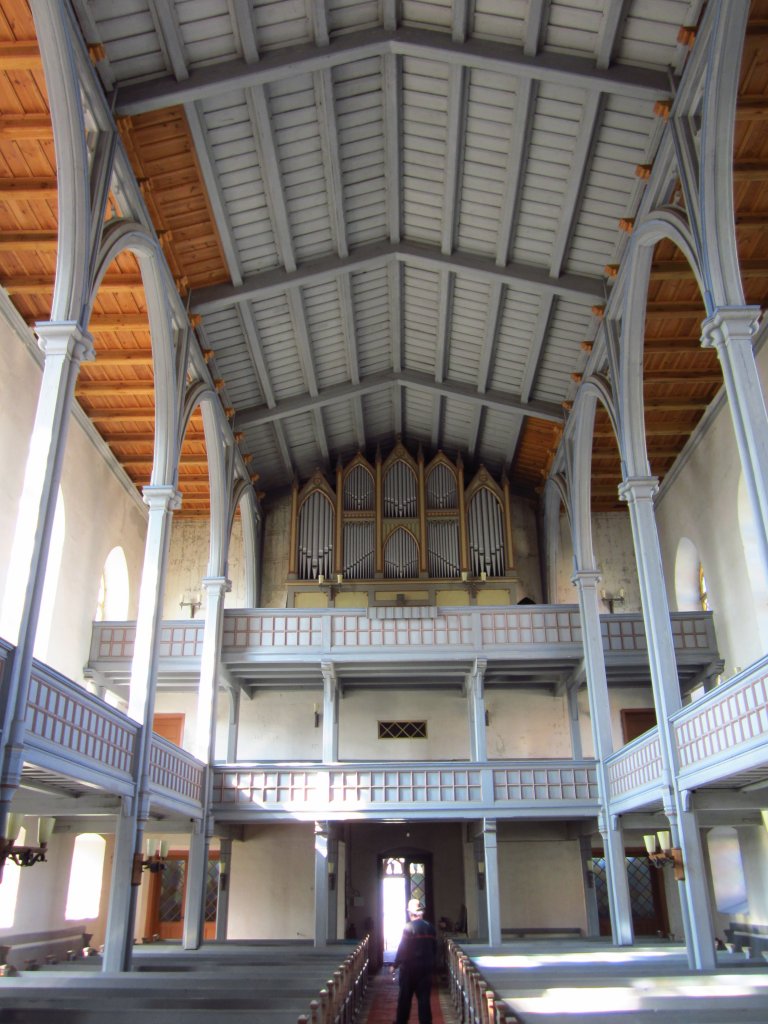 Niemegk, Innenraum der St. Johannis Kirche (16.03.2012)