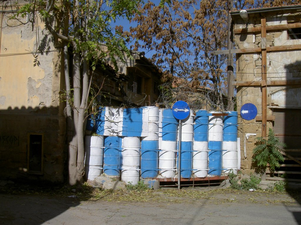 Nikosia, Grenzlinie zu Nordzypern (15.11.2006)