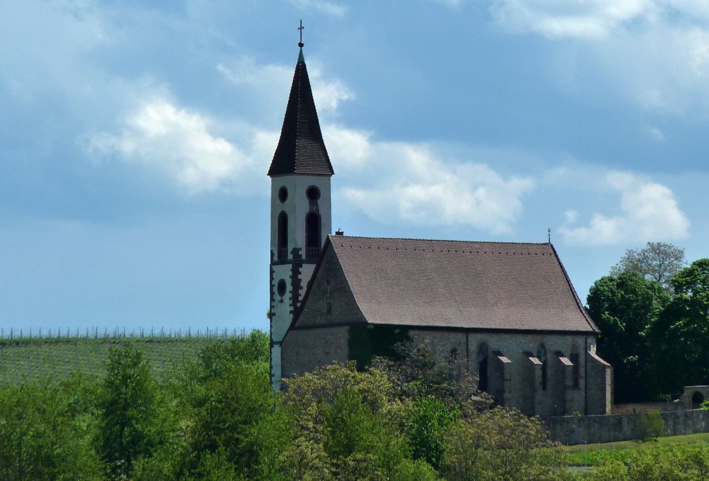 Nimburg, die 1517 von den Antonitern erbaute Bergkirche, Mai 2012