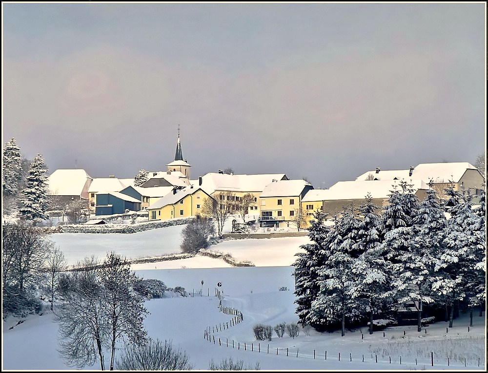 Noertrange von Wiltz aus gesehen am 18.12.2010. (Jeanny)