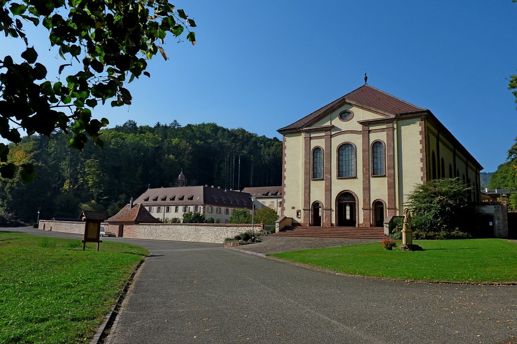 Nonnenkloster St.Marx, hoch in den Sdvogesen gelegen bei Rufach(Rouffach),Sept.2011