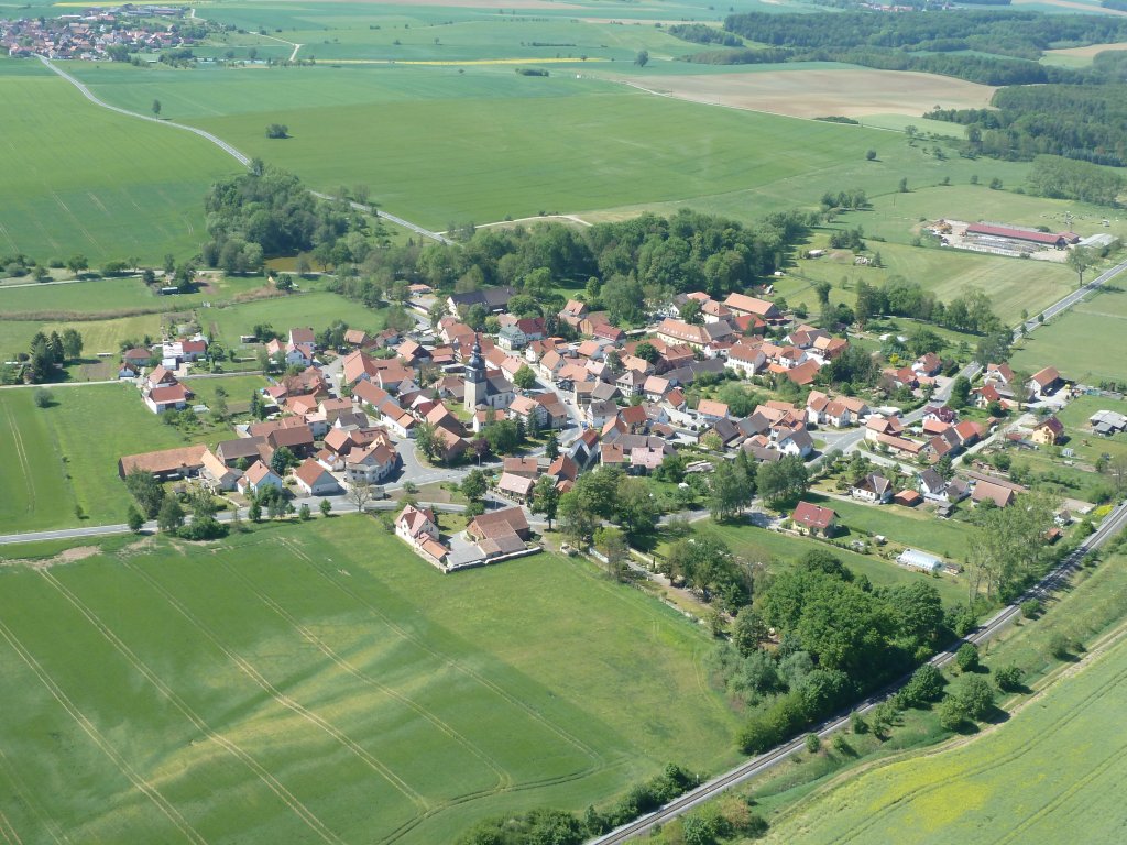 Nordheim im Landkreis Schmalkalden-Meiningen, Mai 2011