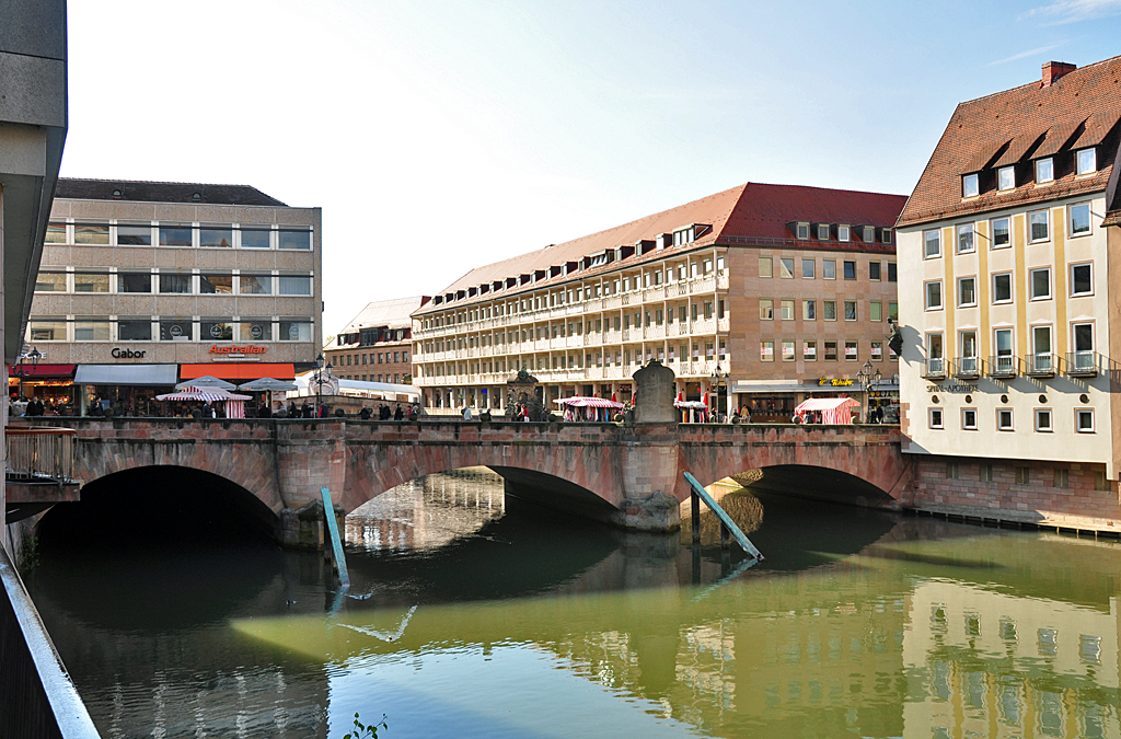 Nrnberg - Museumbrcke ber die Pegnitz - 23.04.2012