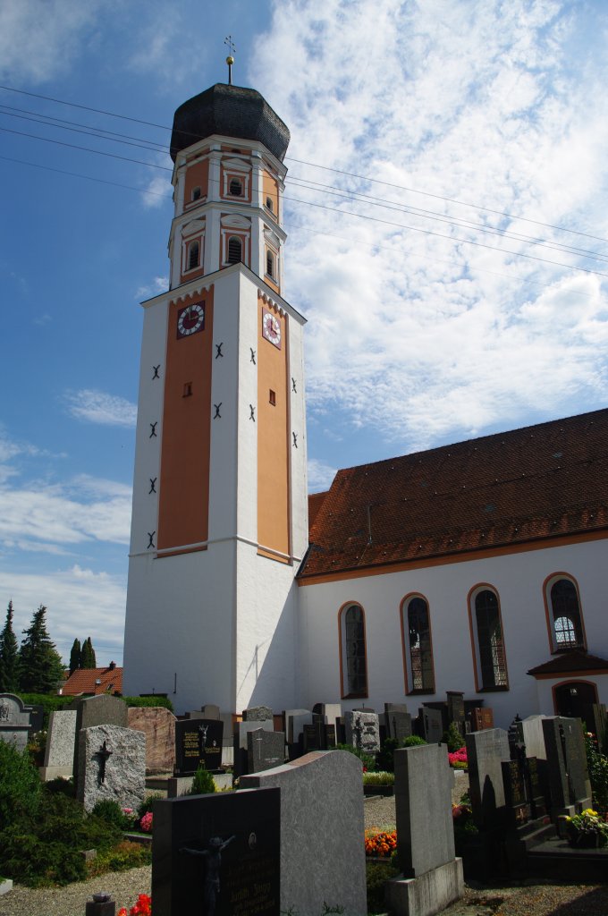 Oberkammlach, Maria Himmelfahrt Kirche, Kreis Unterallgu (14.08.2011)