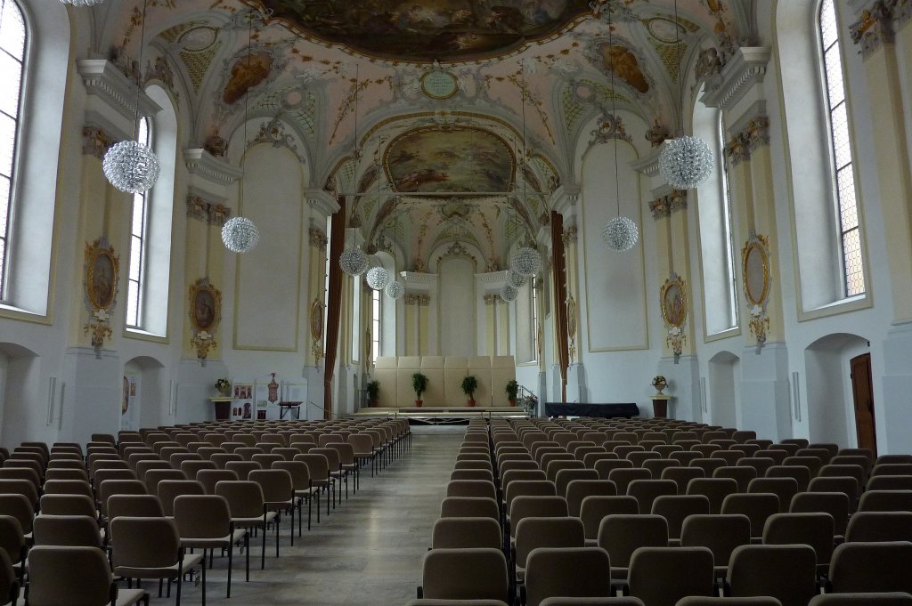 Oberndorf am Neckar, die ehemalige Augustiner-Klosterkirche, erbaut 1774-78, wird heute als Konzert-und Veranstaltungsraum genutzt, Sept.2011