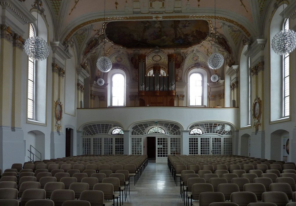 Oberndorf am Neckar, ehem.Augustiner-Klosterkirche, restauriert 1973-78, als Veranstaltungsraum genutzt, Sept.2011