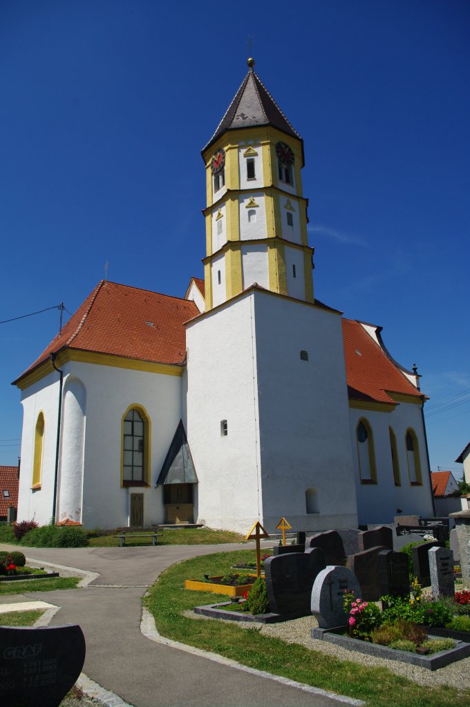 Oberstotzingen, St. Martinus Kirche, Landkreis Heidenheim (28.06.2011)