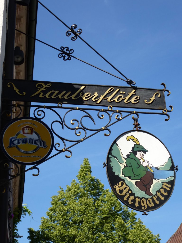 Offenburg, Gasthaus  Zauberflte , Juni 2013