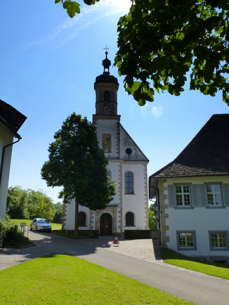 Olsberg, Blick zur Klosterkirche, Juni 2013
