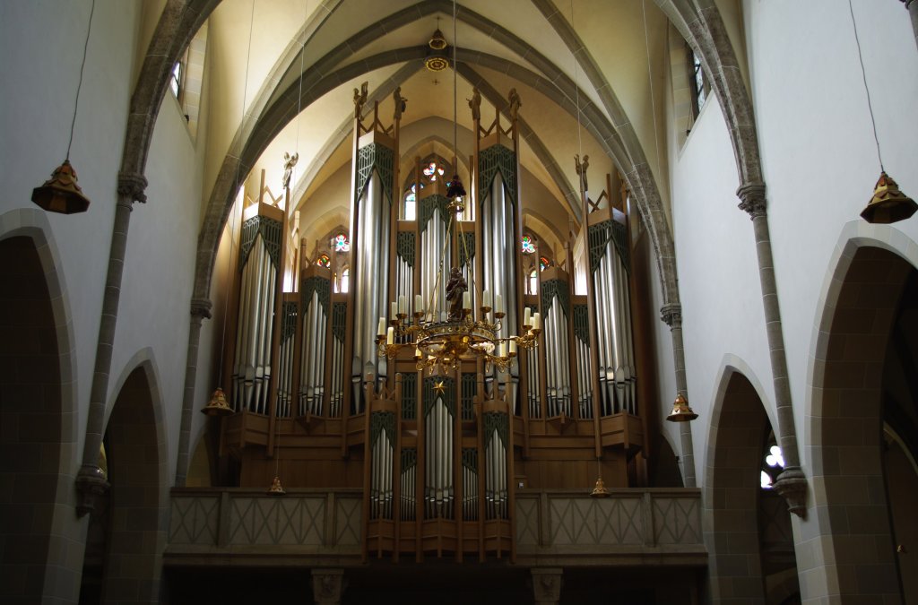 Orgel der Klosterkirche Herz Jesu St. Ottilien, Kreis Landsberg (23.04.2011)