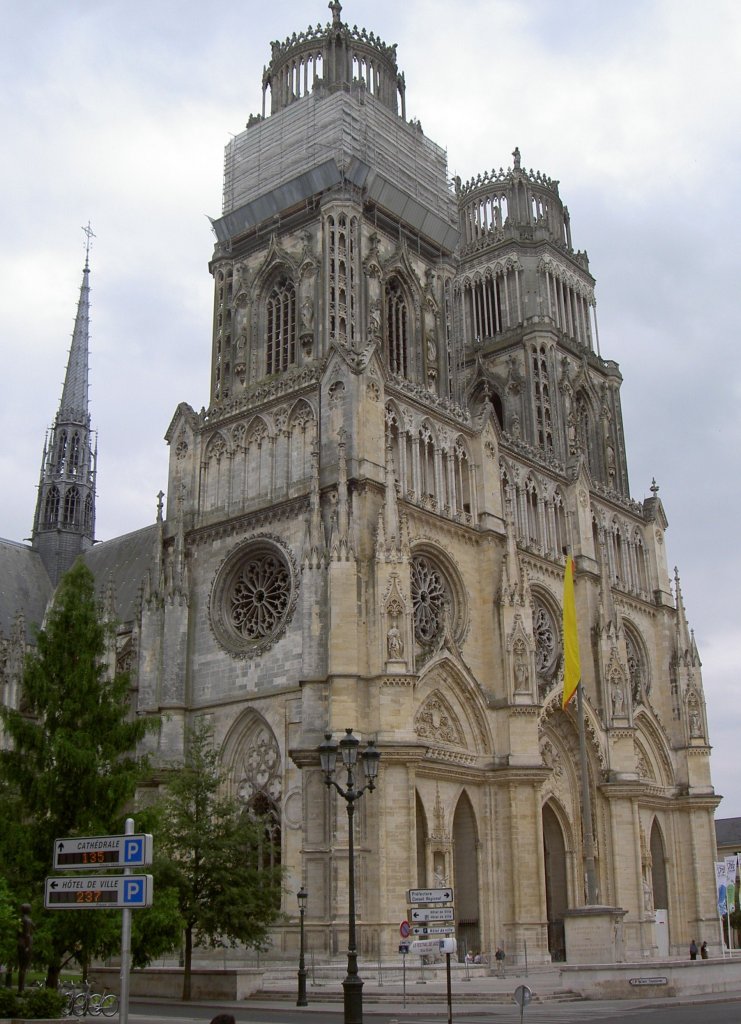 Orleans, Kathedrale St. Croix, erbaut ab 1278 (29.06.2008)