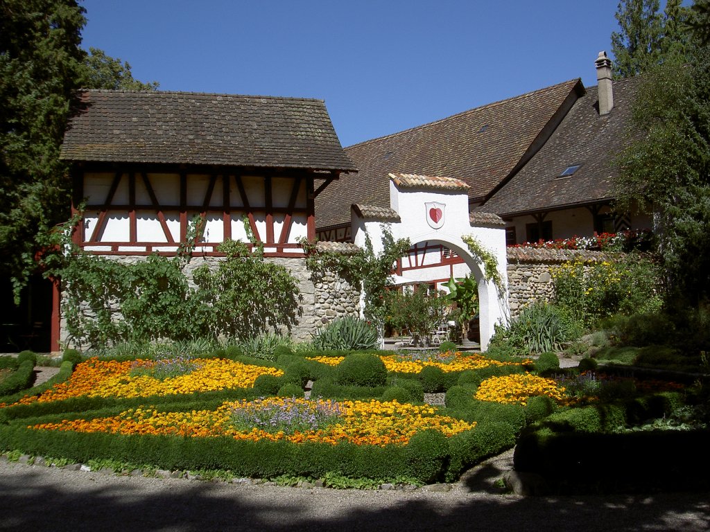 Ossingen, Schloss Wyden, erbaut im 15. Jahrhundert, Bezirk Andelfingen (28.08.2011)