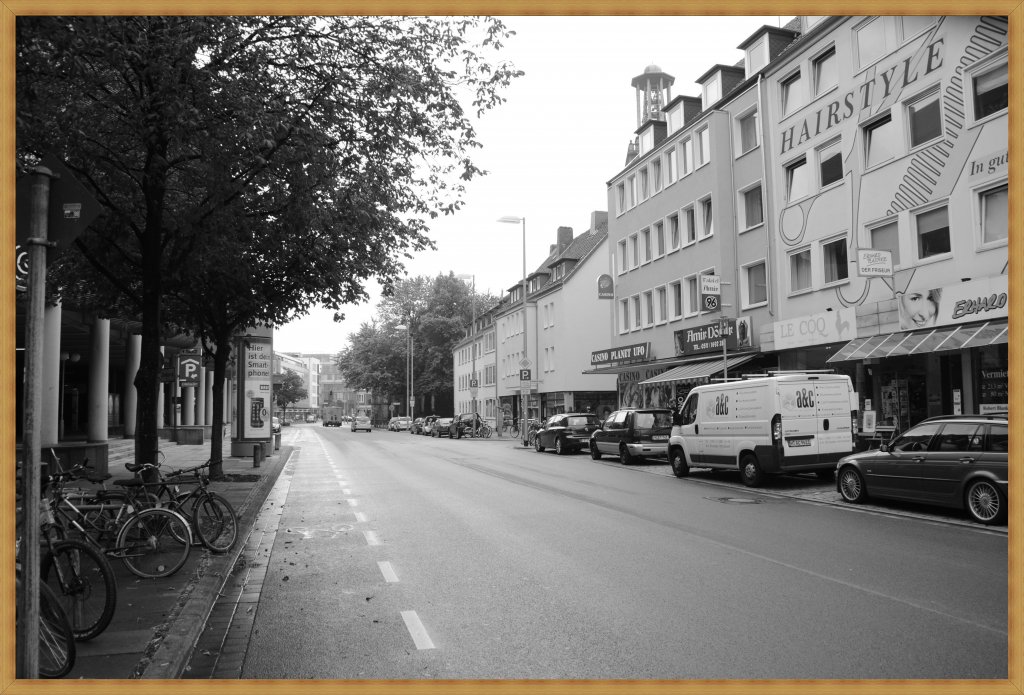 Osterstrae in Hannover (sdliche Richtung), am 26.07.2010.