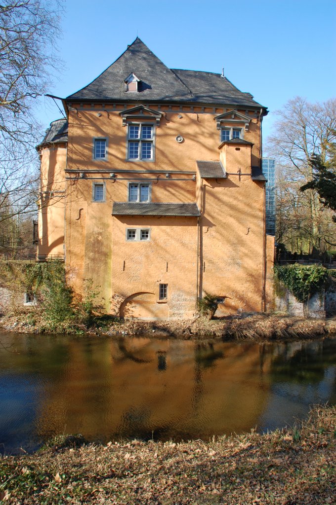 Ostseite des Herrenhauses des Schlo Rheydt. 6.3.2011 Mnchengladbach-Rheydt