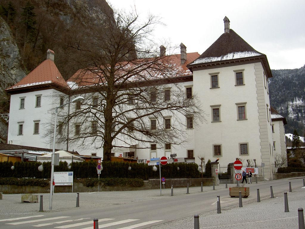 Palast Hohenems, erbaut von 1562 bis 1567 durch Martino Longhi (17.03.2013)