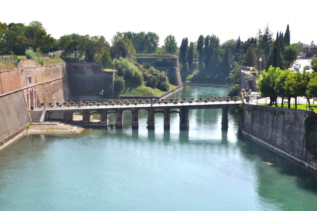 PESCHIERA del Garda (Provincia di Verona), 27.09.2011, Teil der Stadtmauer