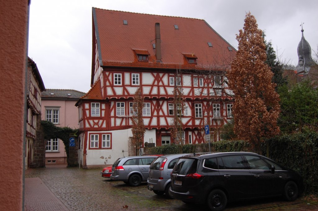 Pfarrgasse in Eberbach, 25.12.2012