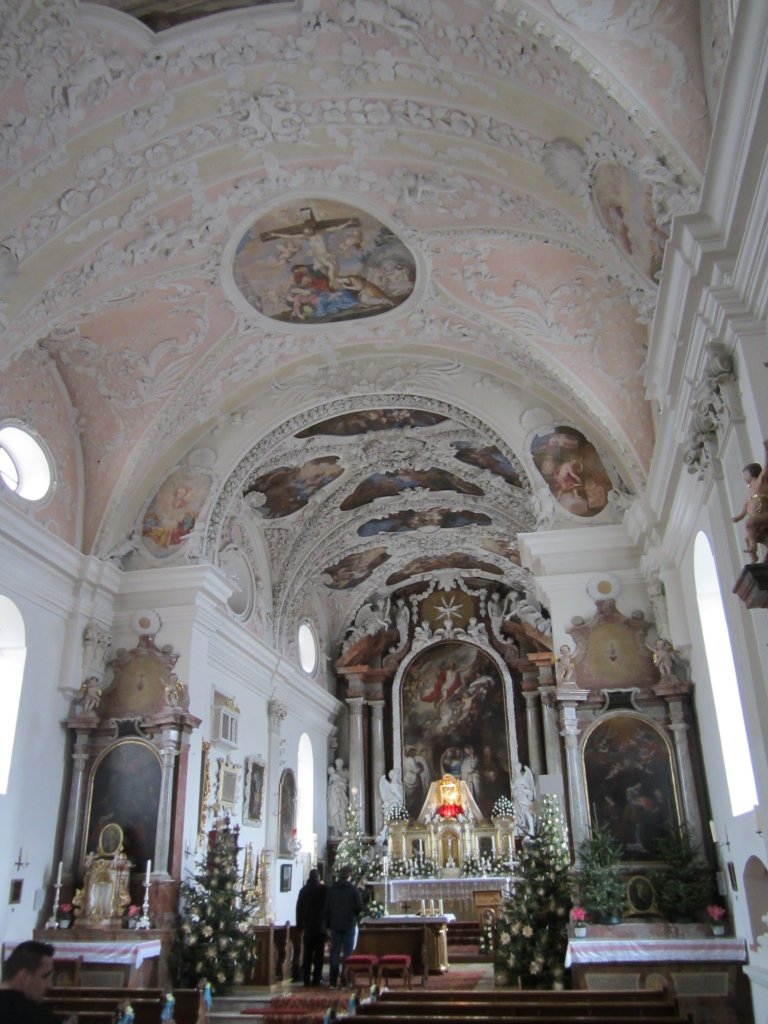 Pfarrkirchen, Wallf. Kirche Gartlberg, Ausstattung von 1715 durch Giovanni Battista 
Carlone und Paolo Allio (02.02.2013)