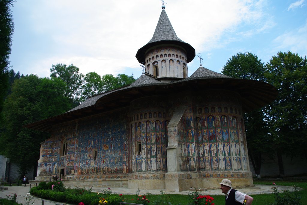 Piatra Neamt, Klosterkirche Hl. Georg im Kloster Voronet (04.08.2009)