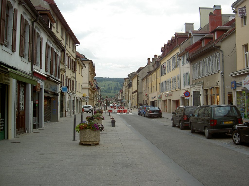 Pontarlier, Grand Rue (28.07.2012)
