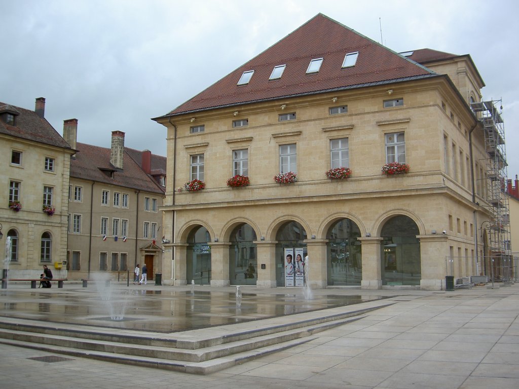 Pontarlier, Rathaus am Place Arcon (28.07.2012)