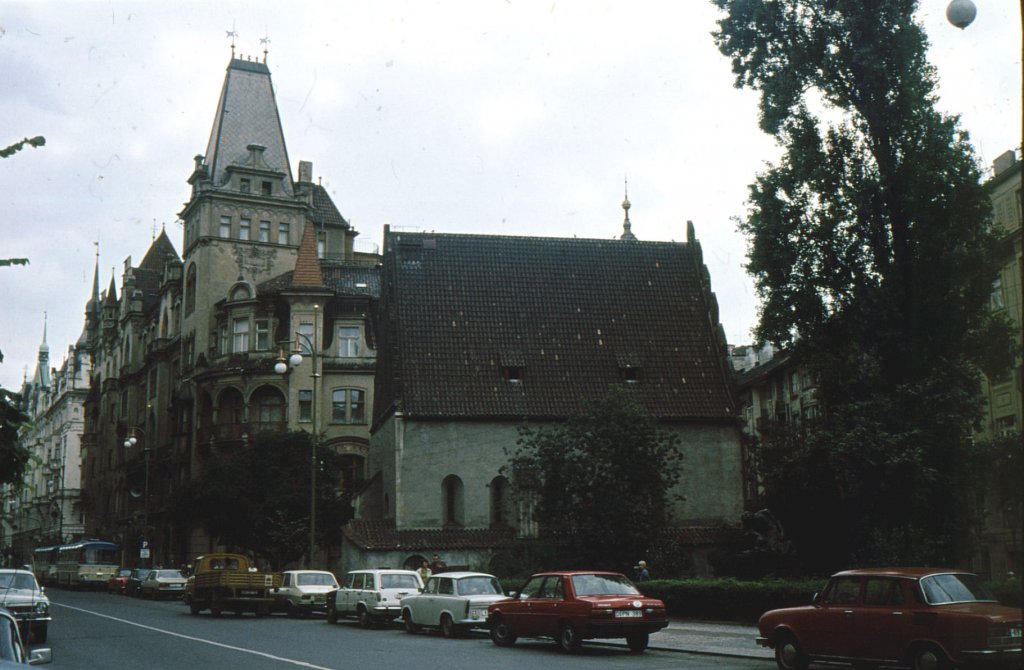 Prag, Altneusynagoge (Dia, aufgenommen im Juli 1984)