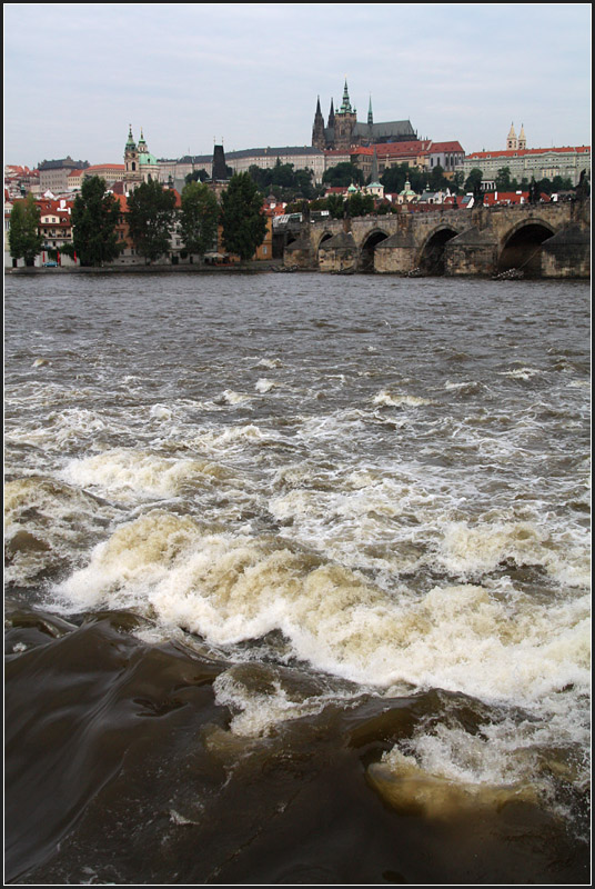 Prag mit Veitsdom, Karlsbrücke und viel Moldau. 11.08.2010 (Matthias)