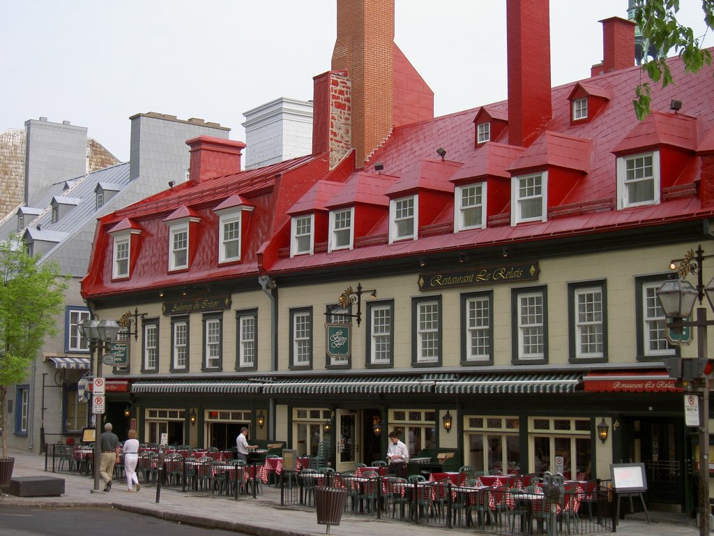 Quebec City, Restaurant Le Relais (08.06.2005)