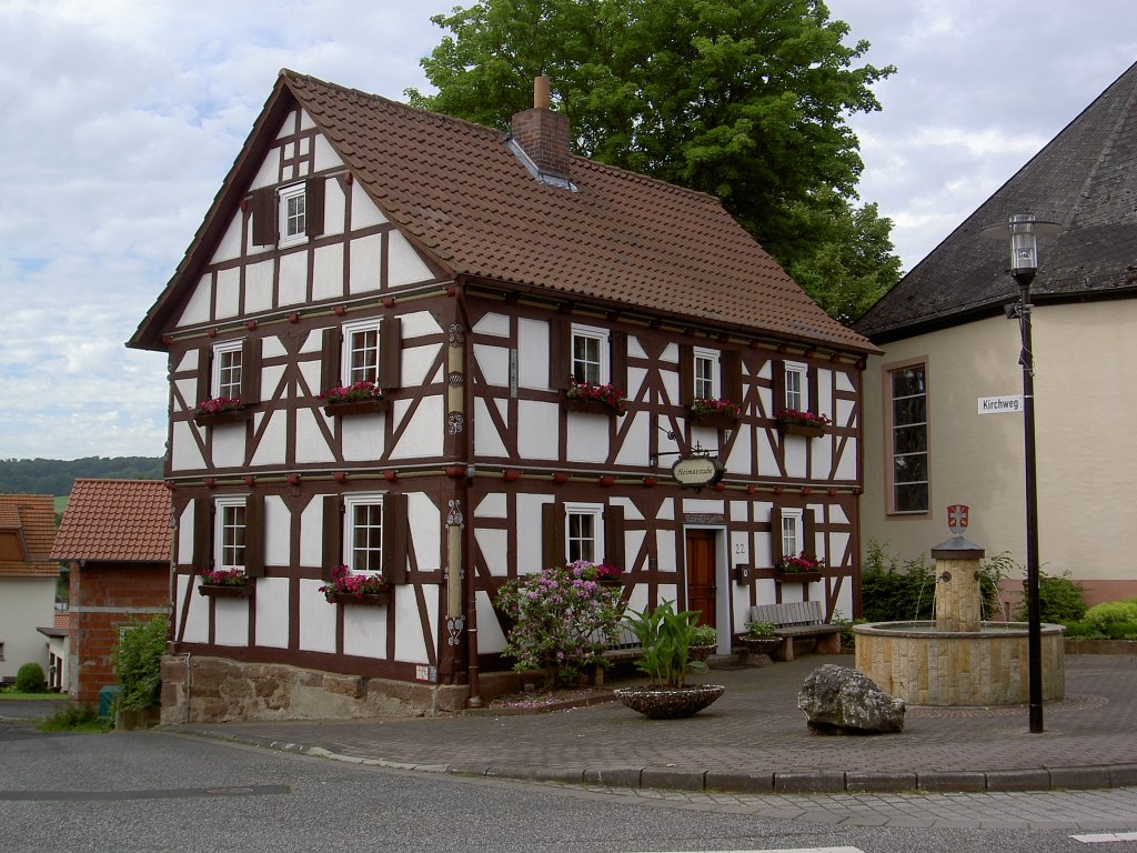Ransbach, Heimatmuseum im ehemaligen Vikariat, Kreis Hersfeld (15.06.2012)