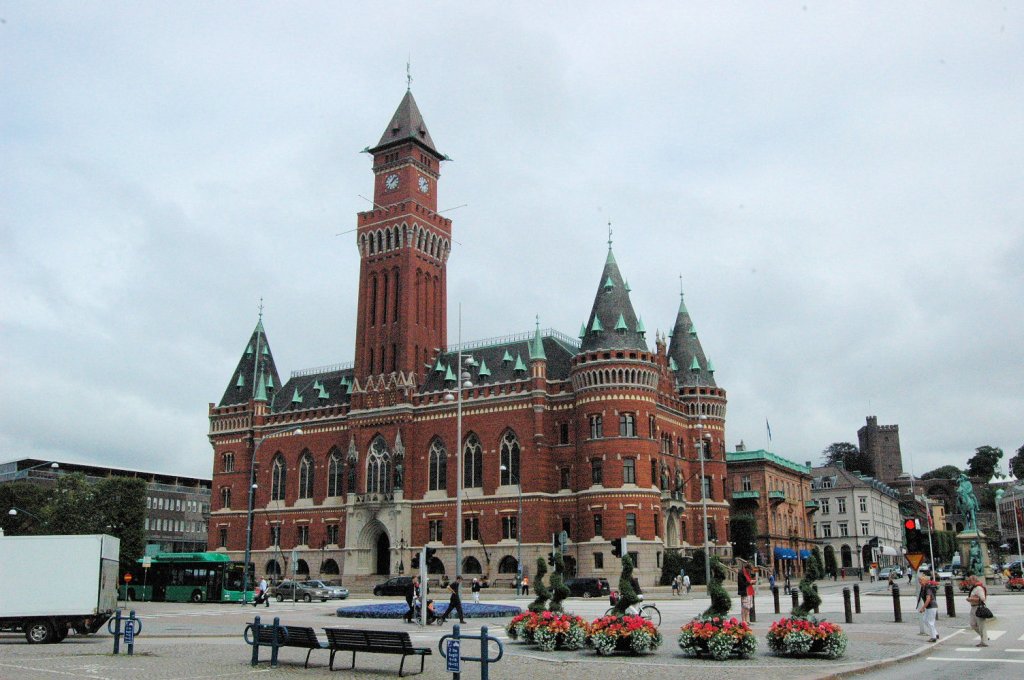 Rathaus von Helsingborg vom 04.07.2011.