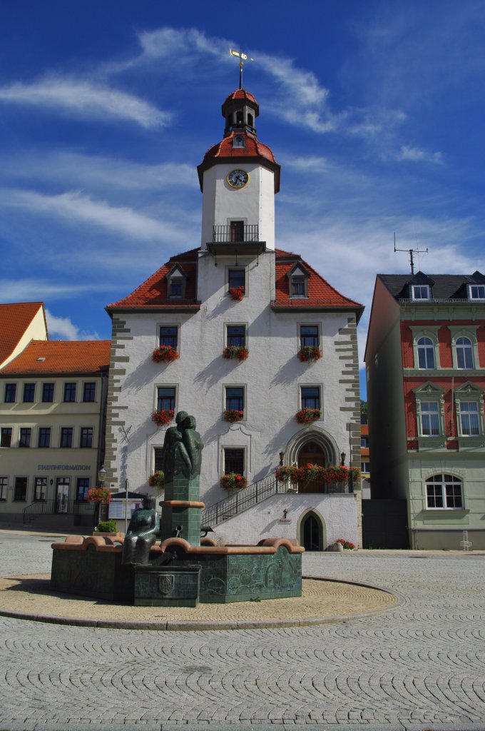 Rathaus von Schmlln, Altenburger Land (18.07.2011)