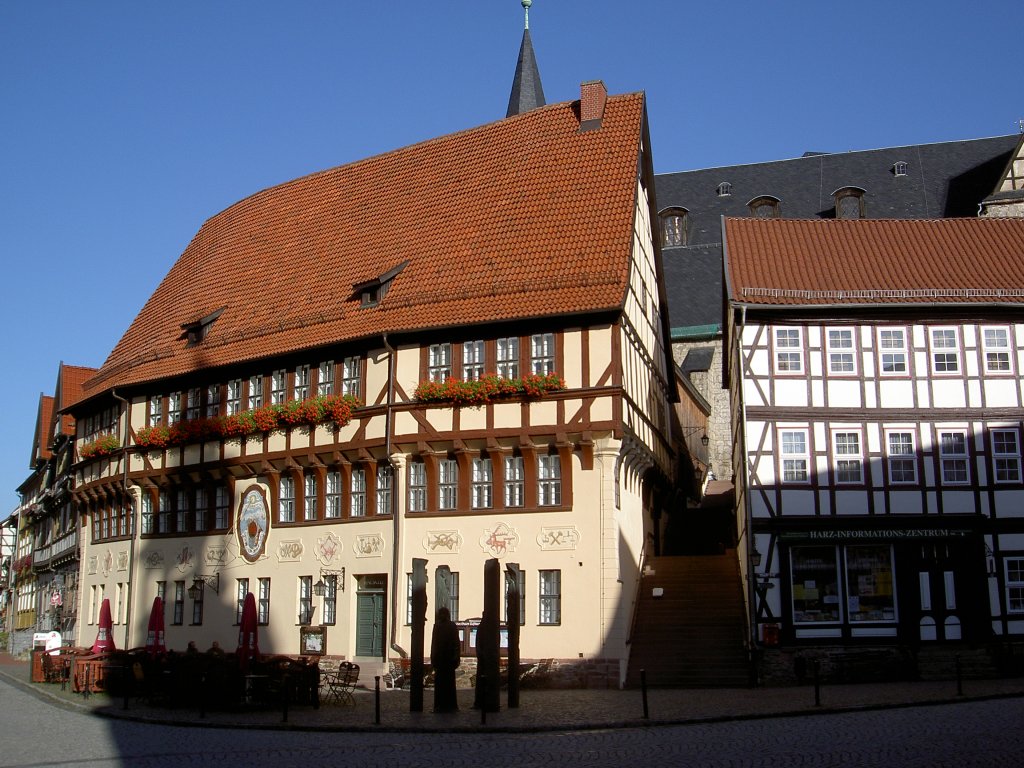 Rathaus von Stolberg/Harz, erbaut 1454 (30.09.2012)